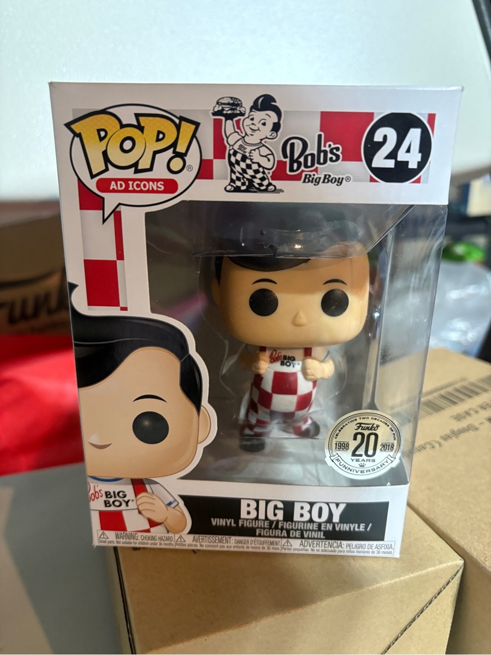 Funko Big Boy Pop! Vinyl Figure - Red, White & Black
